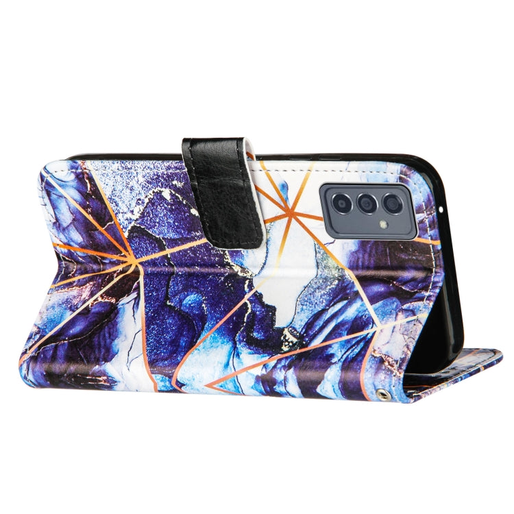 For Samsung Galaxy A82 5G Marble Stitching Horizontal Flip PU Leather Case with Holder & Card Slots & Wallet & Lanyard