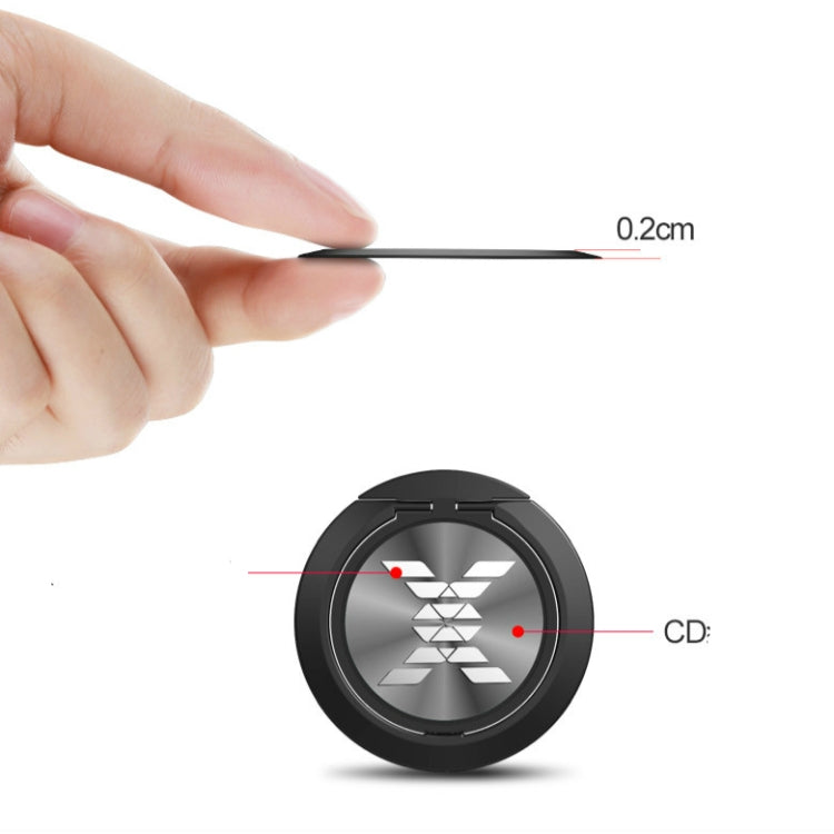 For OPPO R9 XINLI Stitching Cloth Textue Shockproof TPU Protective Case with Ring Holder