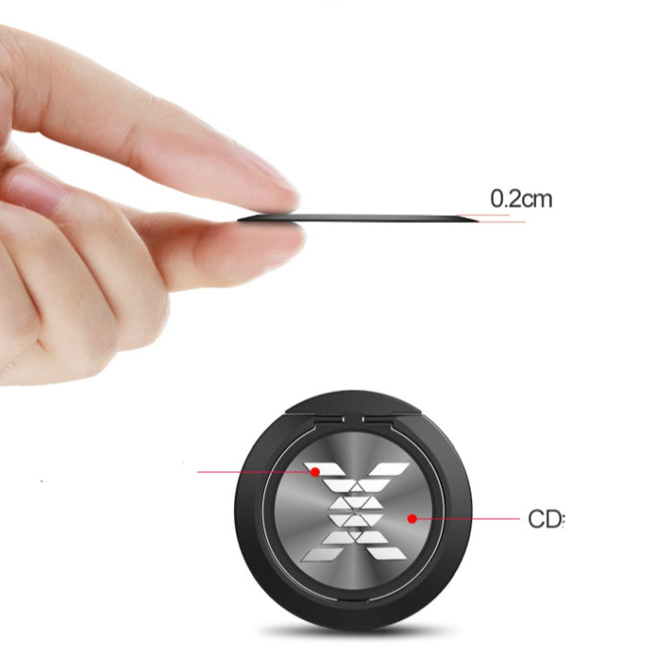 For OPPO R9 Plus XINLI Stitching Cloth Textue Shockproof TPU Protective Case with Ring Holder