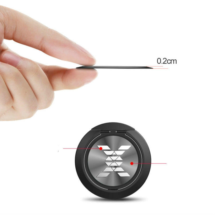 For OPPO R11 XINLI Stitching Cloth Textue Shockproof TPU Protective Case with Ring Holder