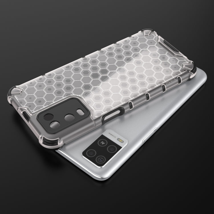 For OPPO A54 4G Shockproof Honeycomb PC + TPU Case