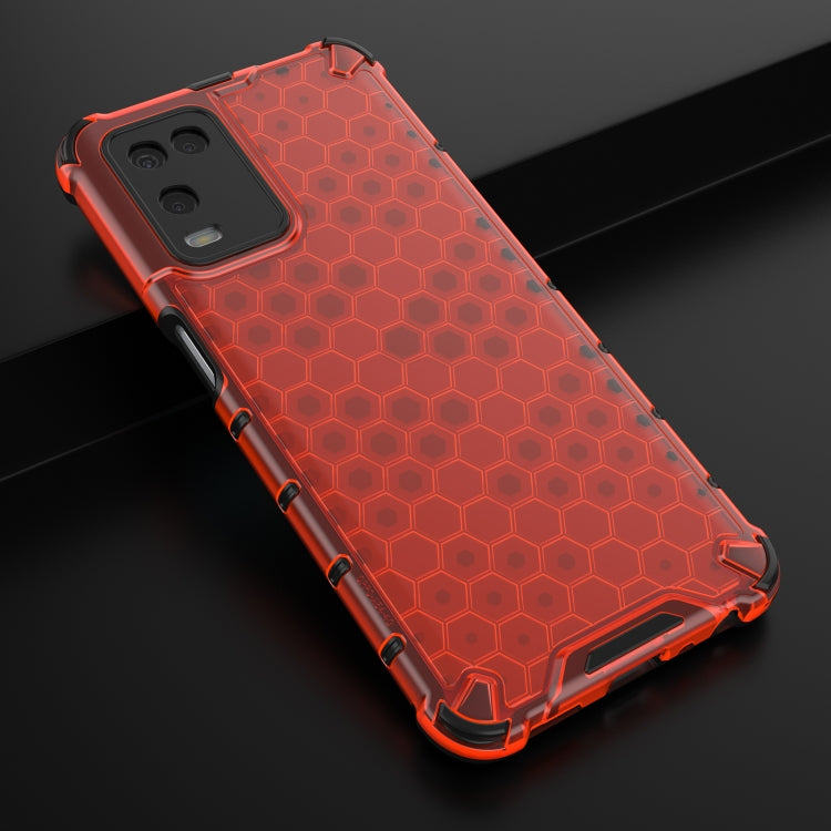 For OPPO A54 4G Shockproof Honeycomb PC + TPU Case