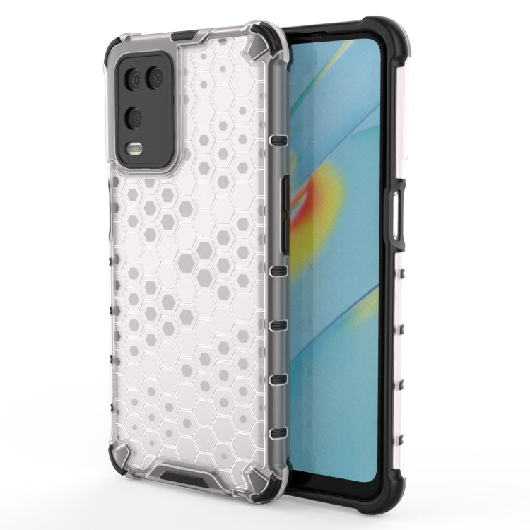 For OPPO A54 4G Shockproof Honeycomb PC + TPU Case