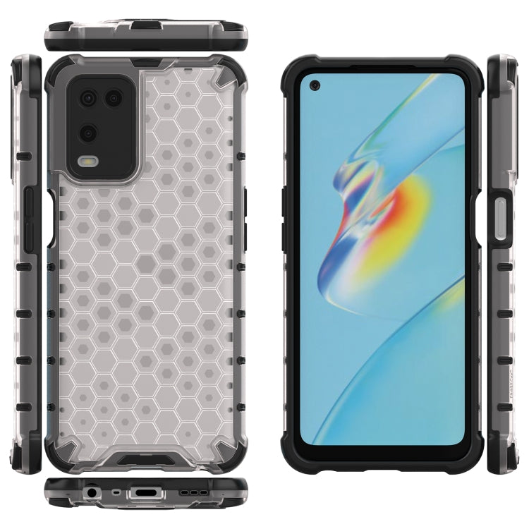 For OPPO A54 4G Shockproof Honeycomb PC + TPU Case