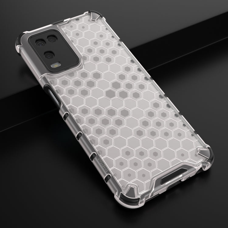 For OPPO A54 4G Shockproof Honeycomb PC + TPU Case