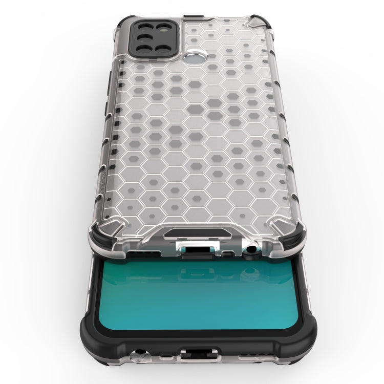 For OPPO Realme 7i Shockproof Honeycomb PC + TPU Case