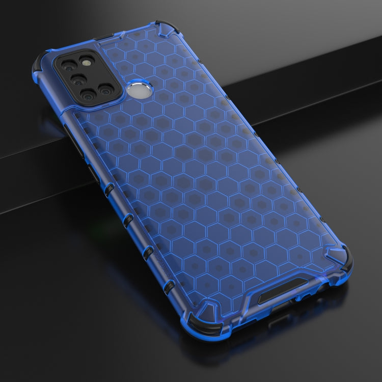 For OPPO Realme 7i Shockproof Honeycomb PC + TPU Case