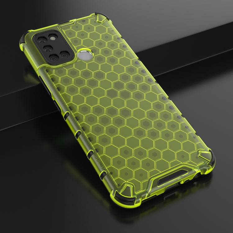 For OPPO Realme 7i Shockproof Honeycomb PC + TPU Case