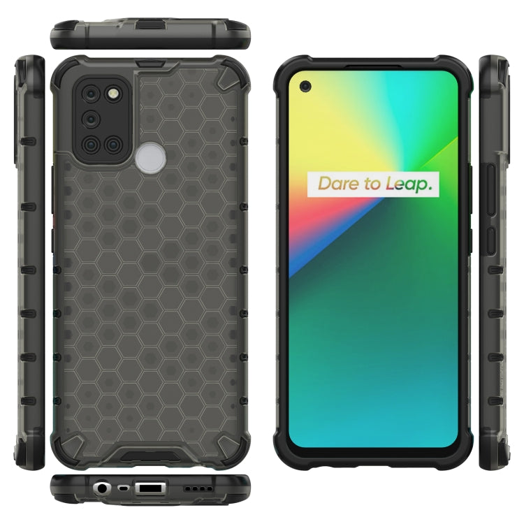 For OPPO Realme 7i Shockproof Honeycomb PC + TPU Case