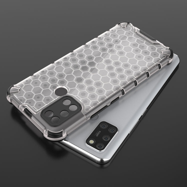 For OPPO Realme 7i Shockproof Honeycomb PC + TPU Case