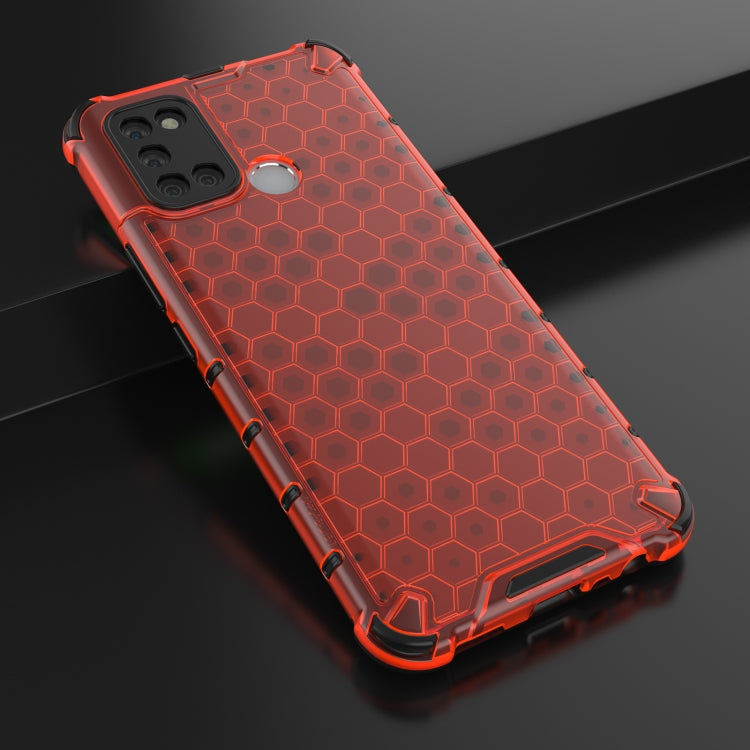 For OPPO Realme 7i Shockproof Honeycomb PC + TPU Case