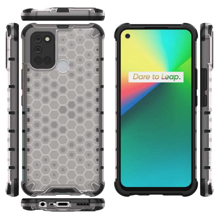 For OPPO Realme 7i Shockproof Honeycomb PC + TPU Case