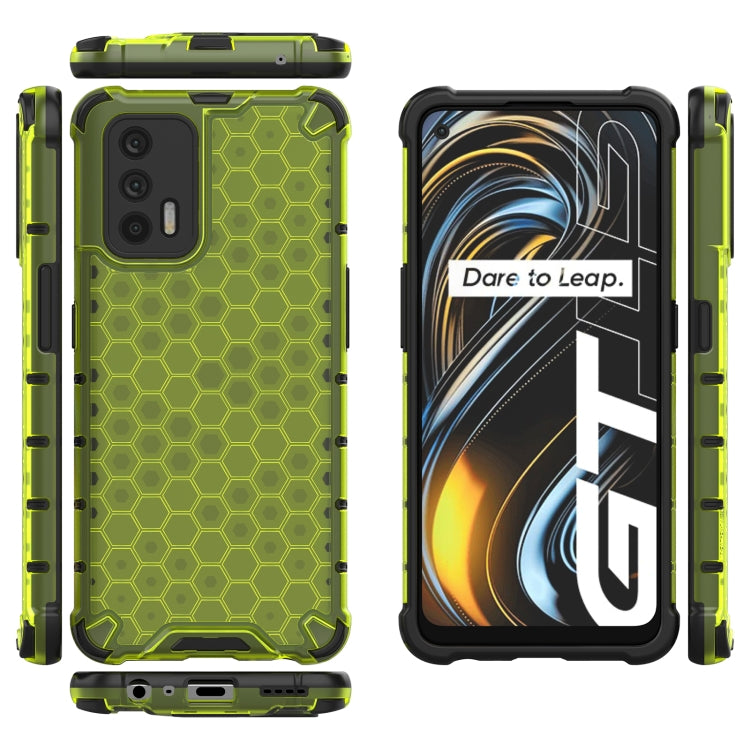 For OPPO Realme GT 5G Shockproof Honeycomb PC + TPU Case