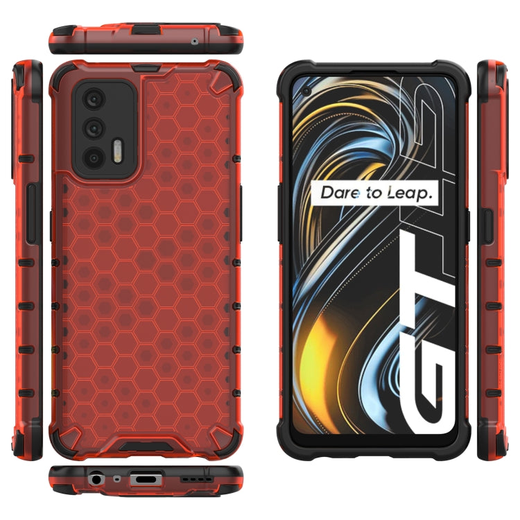 For OPPO Realme GT 5G Shockproof Honeycomb PC + TPU Case