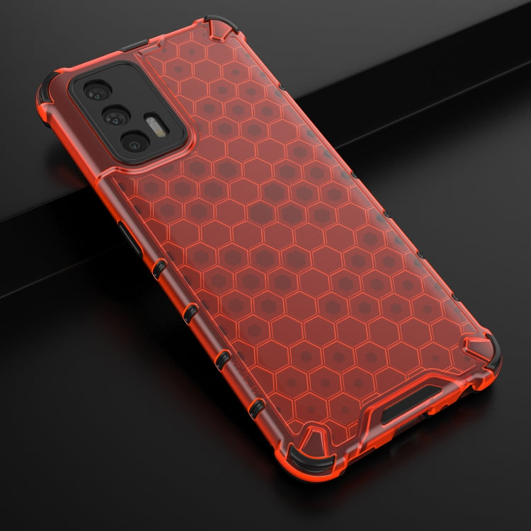 For OPPO Realme GT 5G Shockproof Honeycomb PC + TPU Case