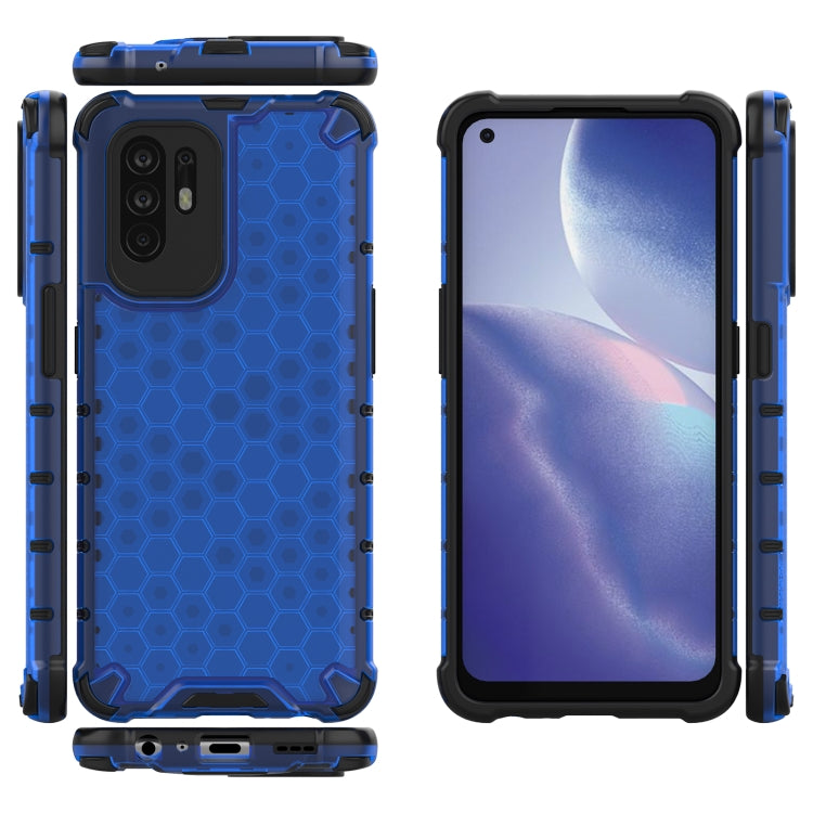 For OPPO Reno5 Z 5G Shockproof Honeycomb PC + TPU Case