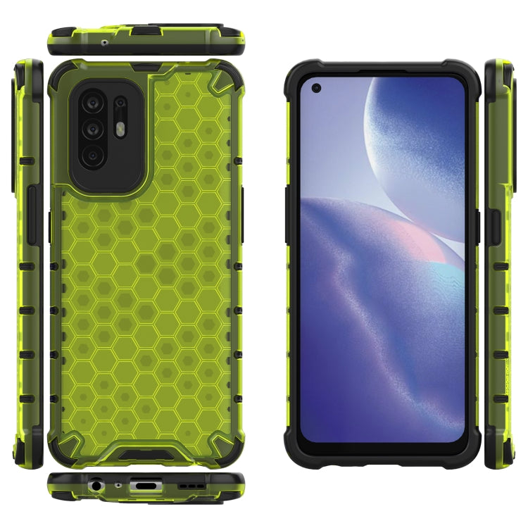 For OPPO Reno5 Z 5G Shockproof Honeycomb PC + TPU Case