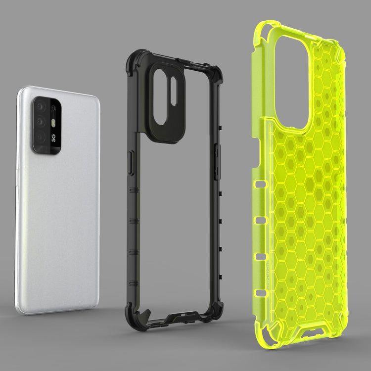 For OPPO Reno5 Z 5G Shockproof Honeycomb PC + TPU Case