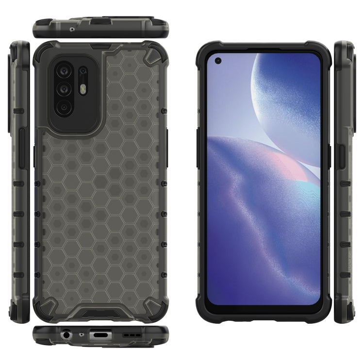 For OPPO Reno5 Z 5G Shockproof Honeycomb PC + TPU Case