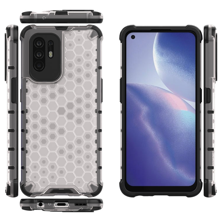 For OPPO Reno5 Z 5G Shockproof Honeycomb PC + TPU Case