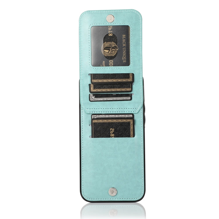 For iPhone 12 / 12 Pro Shockproof Protective Case with Holder & Card Slots