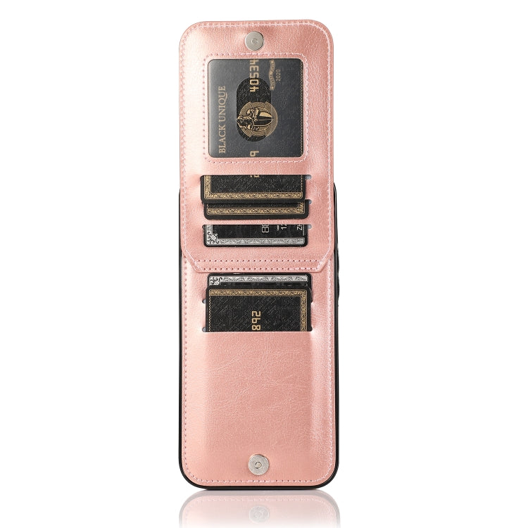 For iPhone 12 / 12 Pro Shockproof Protective Case with Holder & Card Slots