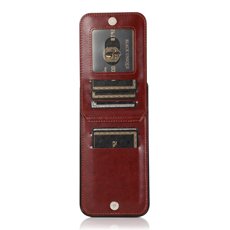 For iPhone 12 / 12 Pro Shockproof Protective Case with Holder & Card Slots