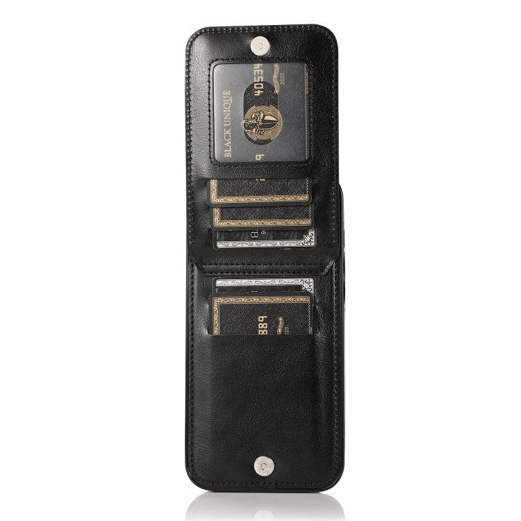 For iPhone 12 / 12 Pro Shockproof Protective Case with Holder & Card Slots
