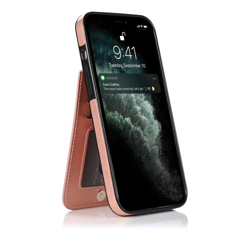 For iPhone 12 Pro Max Shockproof Protective Case with Holder & Card Slots