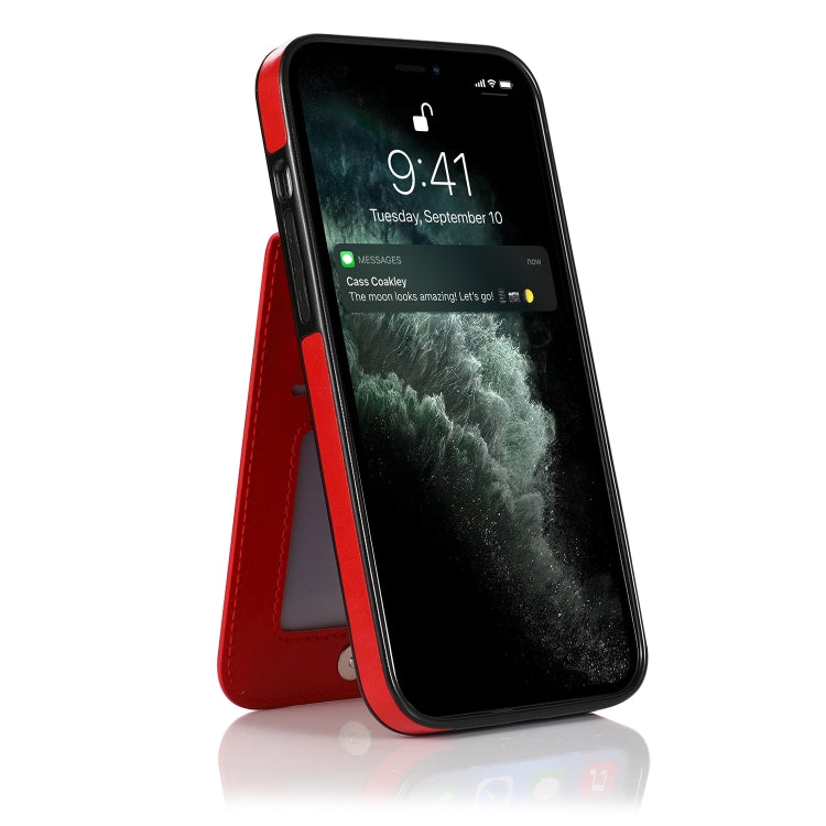 For iPhone 12 Pro Max Shockproof Protective Case with Holder & Card Slots