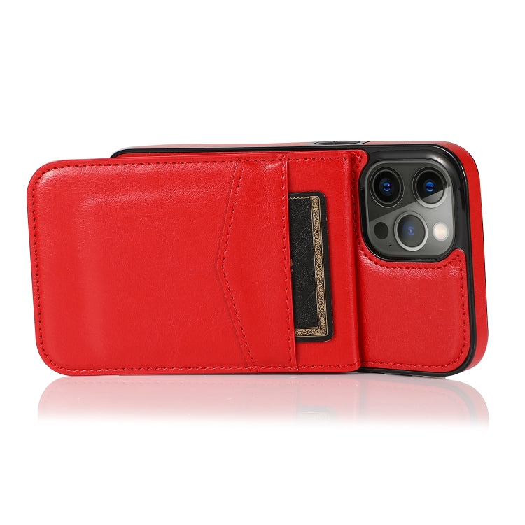 For iPhone 12 Pro Max Shockproof Protective Case with Holder & Card Slots