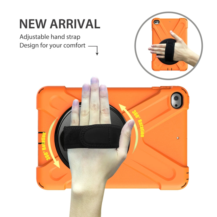 Shockproof Colorful Silicone + PC Protective Case with Holder & Shoulder Strap & Hand Strap For iPad Mini 4 / Mini (2019)