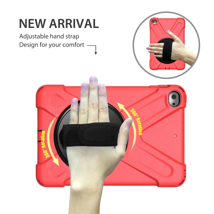 Shockproof Colorful Silicone + PC Protective Case with Holder & Shoulder Strap & Hand Strap For iPad Mini 4 / Mini (2019)