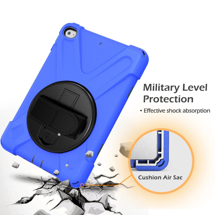 Shockproof Colorful Silicone + PC Protective Case with Holder & Shoulder Strap & Hand Strap For iPad Mini 4 / Mini (2019)