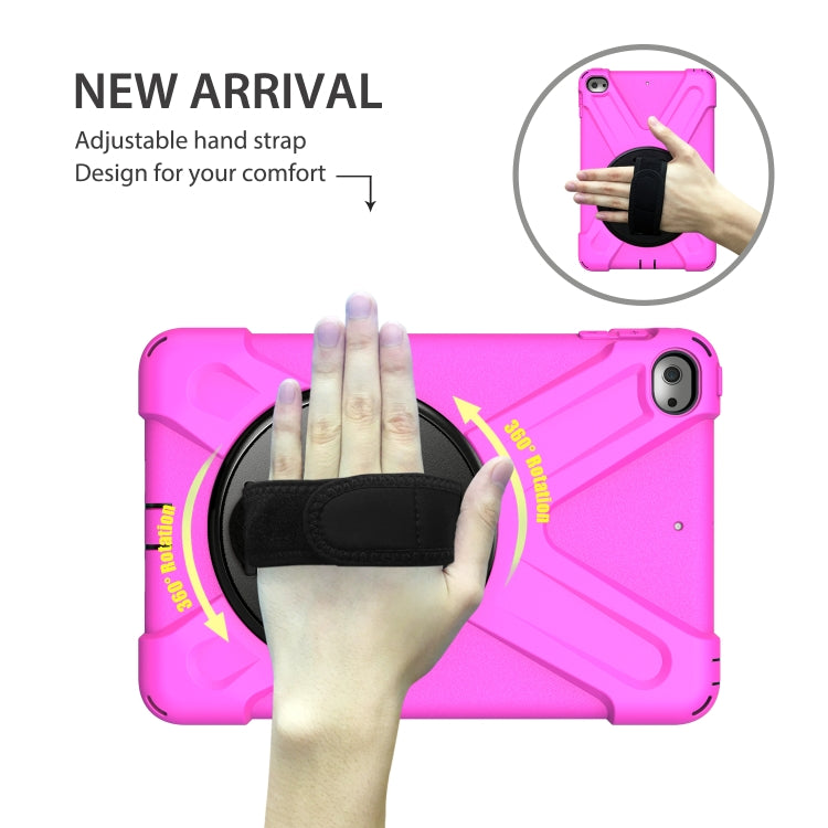 Shockproof Colorful Silicone + PC Protective Case with Holder & Shoulder Strap & Hand Strap For iPad Mini 4 / Mini (2019)