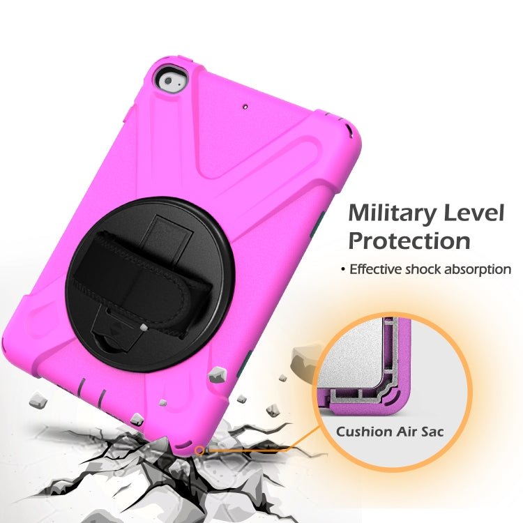 Shockproof Colorful Silicone + PC Protective Case with Holder & Shoulder Strap & Hand Strap For iPad Mini 4 / Mini (2019)