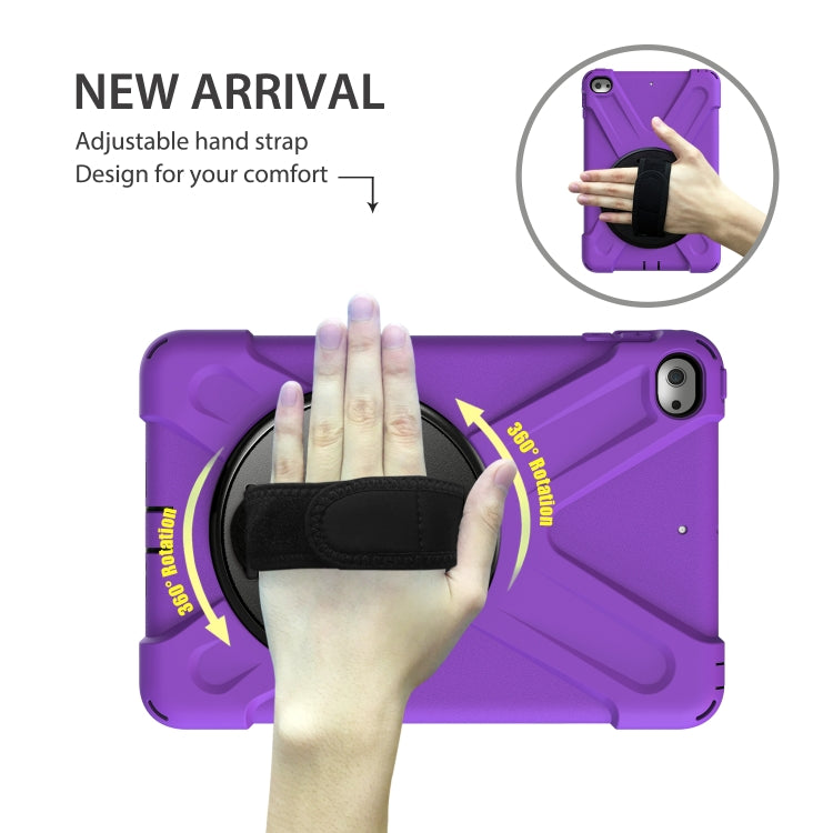 Shockproof Colorful Silicone + PC Protective Case with Holder & Shoulder Strap & Hand Strap For iPad Mini 4 / Mini (2019)