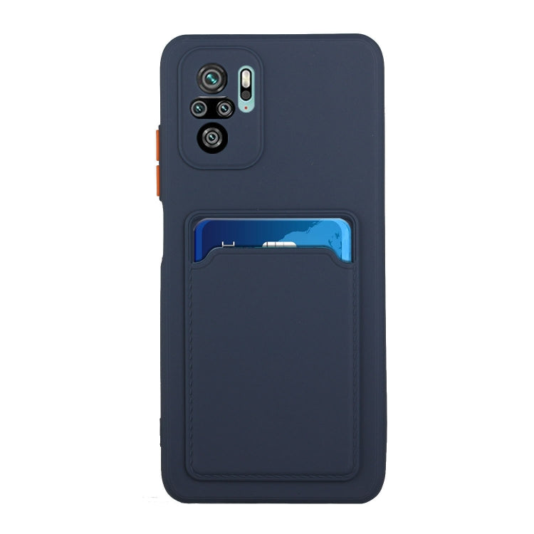 For Xiaomi Redmi Note 10 Pro Card Slot Design Shockproof TPU Protective Case