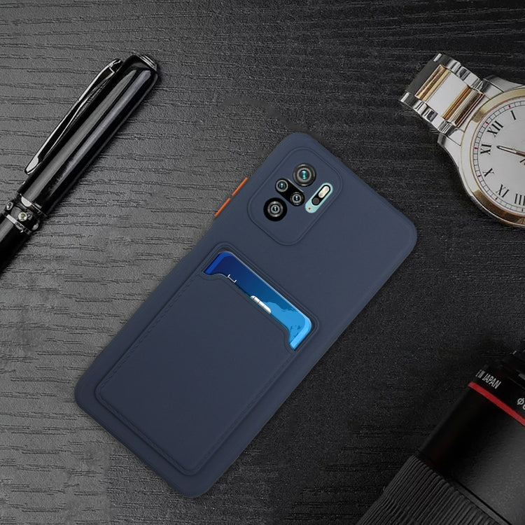 For Xiaomi Redmi Note 10 Pro Card Slot Design Shockproof TPU Protective Case