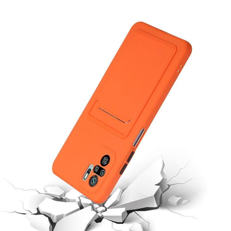 For Xiaomi Redmi Note 10 Pro Card Slot Design Shockproof TPU Protective Case
