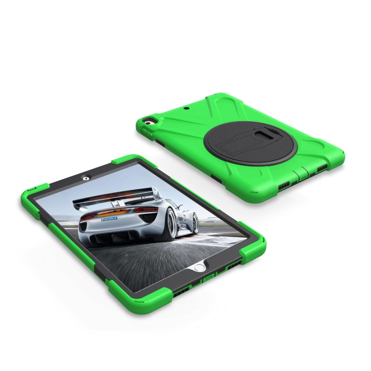 Shockproof Colorful Silicone + PC Protective Case with Holder For iPad Pro 10.5