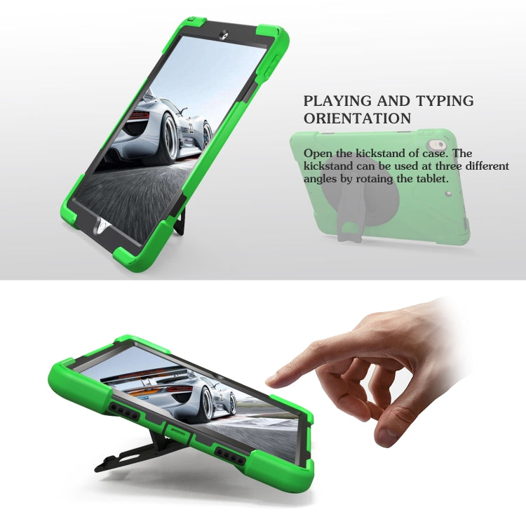 Shockproof Colorful Silicone + PC Protective Case with Holder For iPad Pro 10.5
