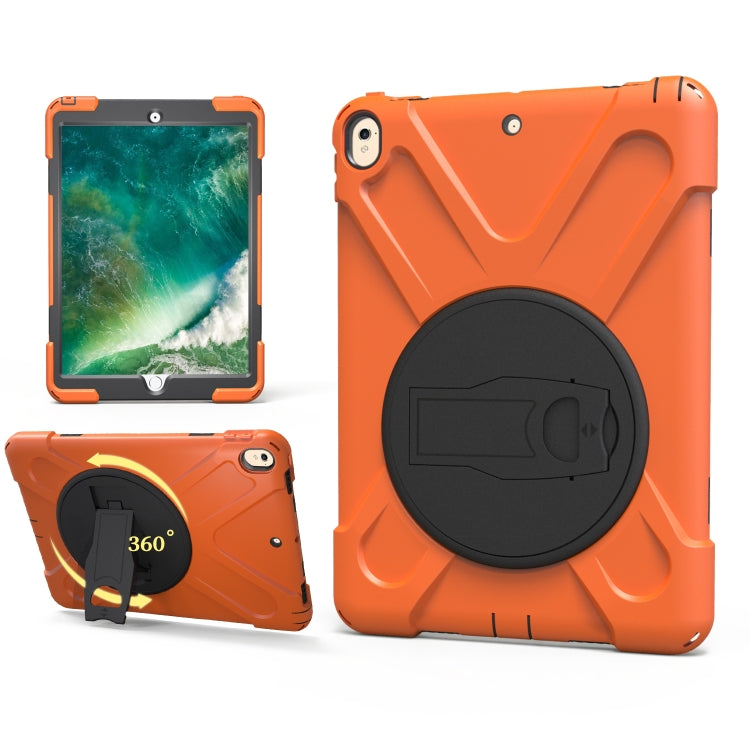 Shockproof Colorful Silicone + PC Protective Case with Holder For iPad Pro 10.5