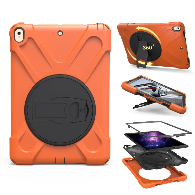 Shockproof Colorful Silicone + PC Protective Case with Holder For iPad Pro 10.5