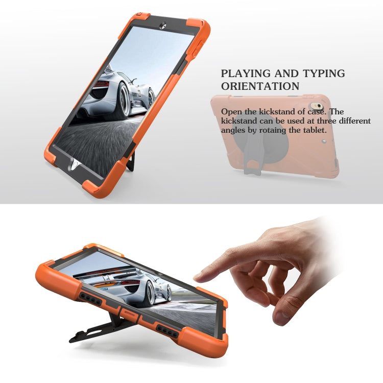 Shockproof Colorful Silicone + PC Protective Case with Holder For iPad Pro 10.5