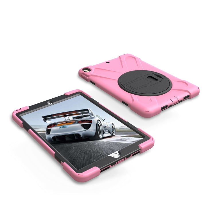 Shockproof Colorful Silicone + PC Protective Case with Holder For iPad Pro 10.5