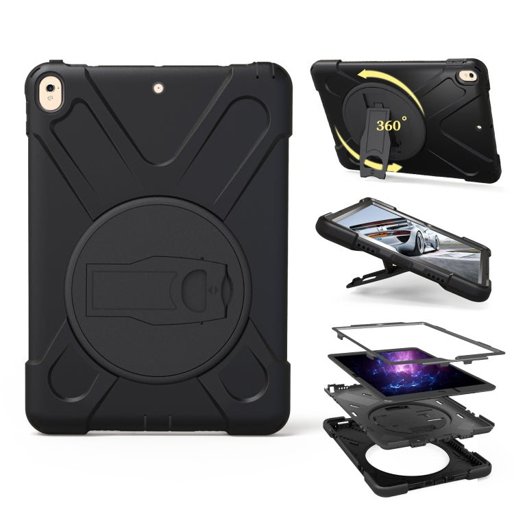 Shockproof Colorful Silicone + PC Protective Case with Holder For iPad Pro 10.5
