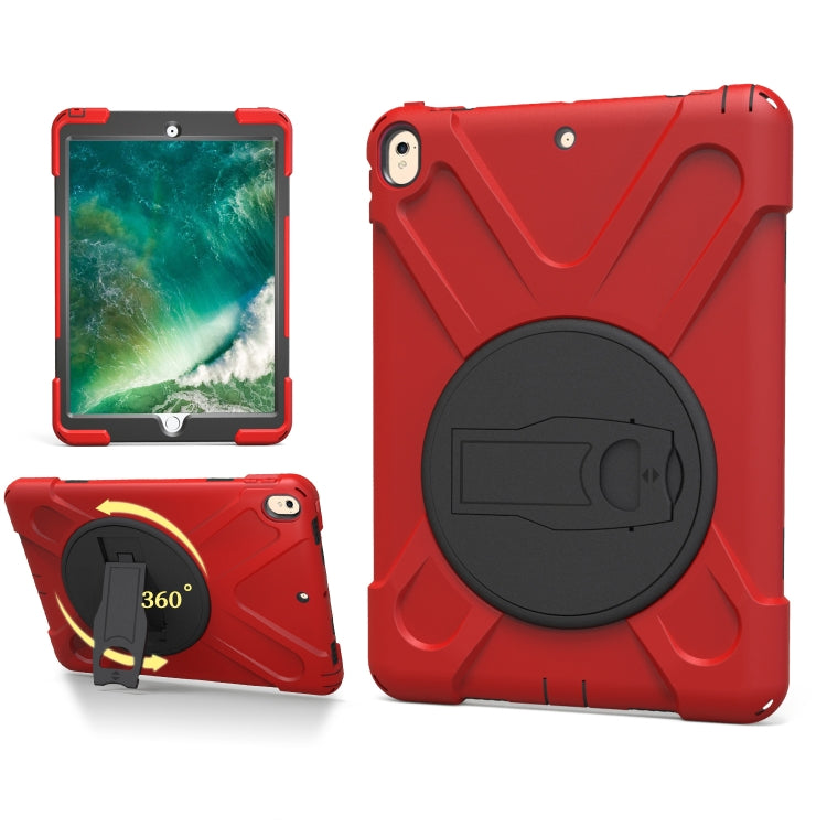 Shockproof Colorful Silicone + PC Protective Case with Holder For iPad Pro 10.5