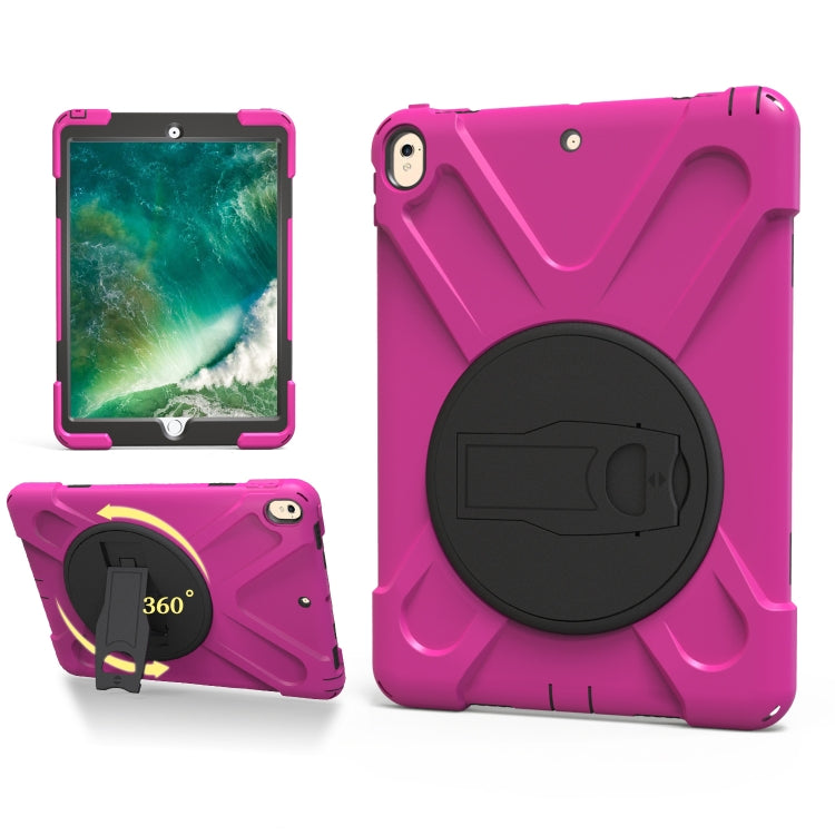 Shockproof Colorful Silicone + PC Protective Case with Holder For iPad Pro 10.5