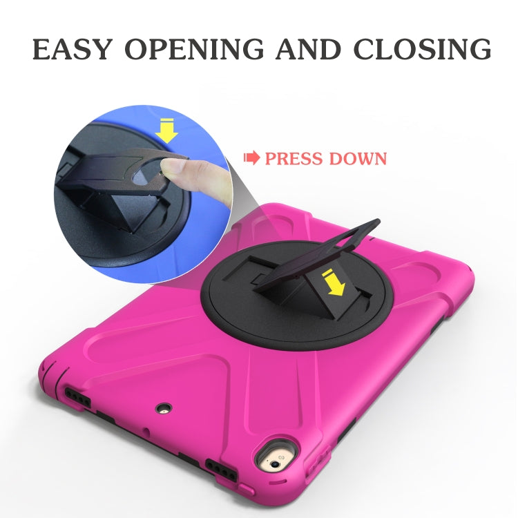 Shockproof Colorful Silicone + PC Protective Case with Holder For iPad Pro 10.5